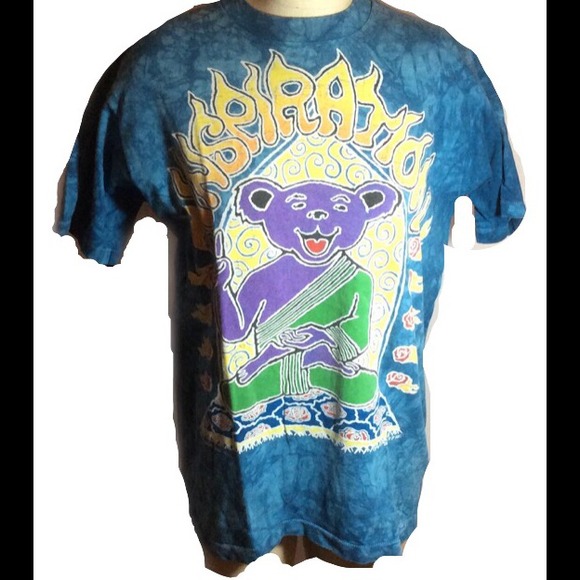 Liquid Blue Tops - AUTHENTIC 1995 GRATEFUL DEAD T-SHIRT EUC Sz L HTF