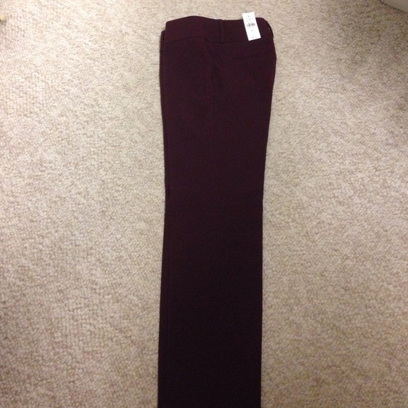 Loft burgundy pants - Picture 1 of 3