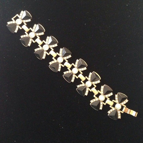 J. Crew Tuxedo Bows Bracelet