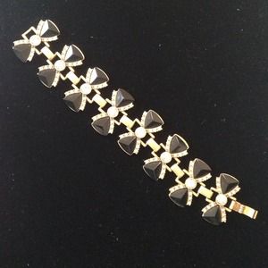 J. Crew Tuxedo Bows Bracelet
