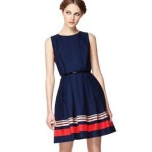 Jason wu blue and red stripped dress.
