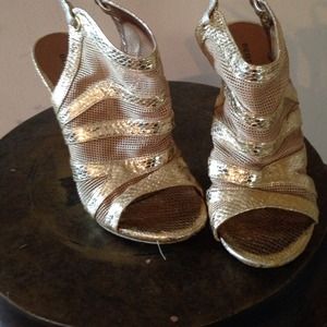 Gold heels