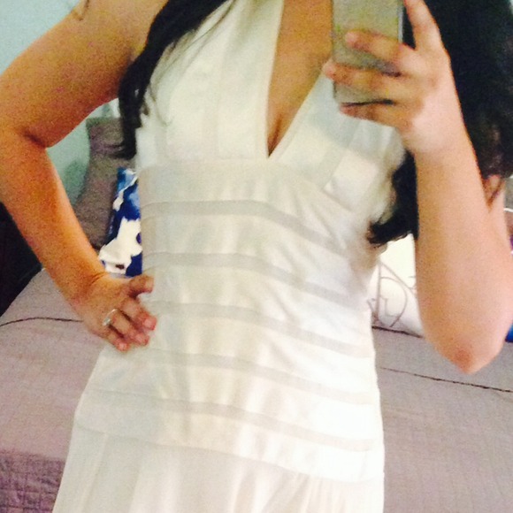 BCBG off white dress