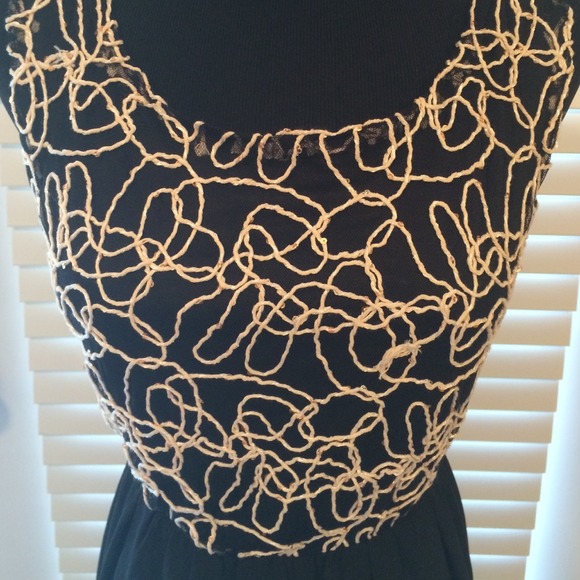 High-low dress with beaded top! - Picture 3 of 3