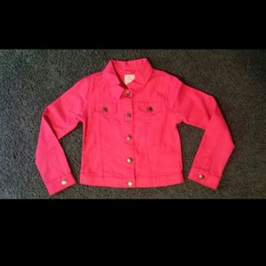 Childrens - Pink Denim Jacket - 3 pictures