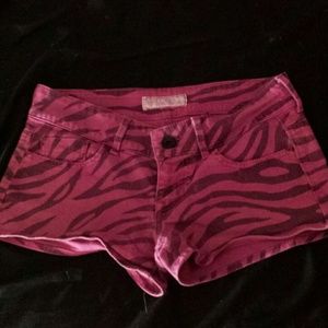 💲SALE💲Pink Zebra Jean Shorts ?
