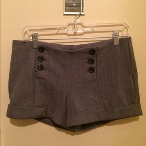 Black checkered shorts