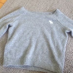 Abercrombie kids knitted grey sweater