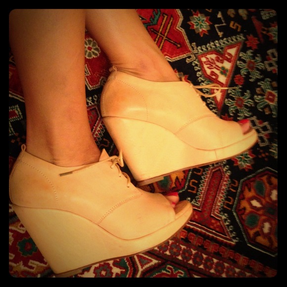 💥SOLD💥Rag & Bone nude oxford wedges