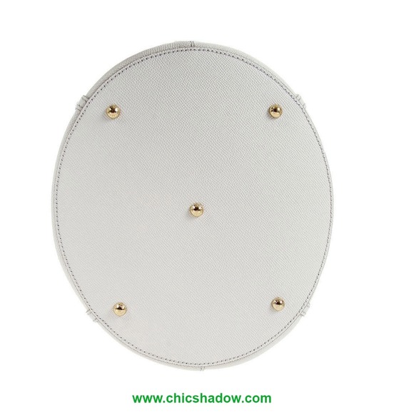 Dolce & Gabbana White Large Leather Tote - Picture 3 of 4