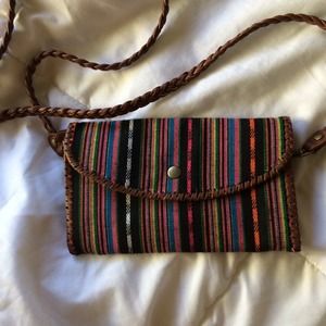 Ecote serape print small purse