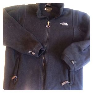 The North Face black fleece jacket