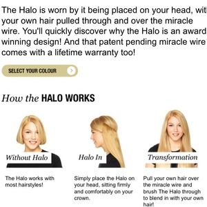 Halo hair extension