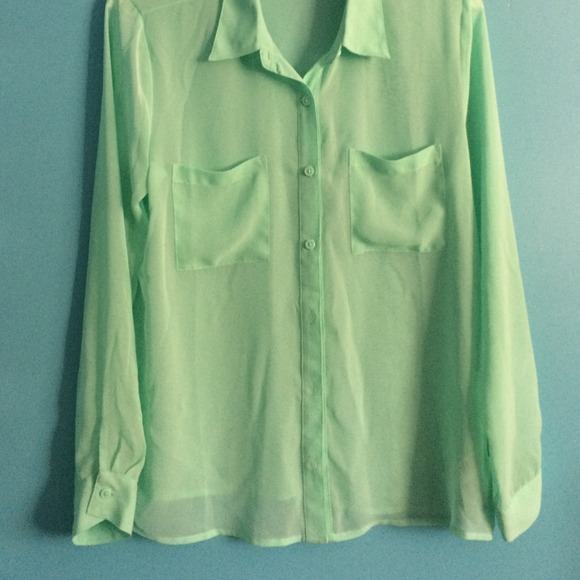 Mint silky top
