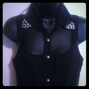 Button down dress with collar