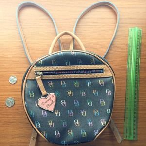 Like New Dooney & Bourke Backpack Logo Purse
