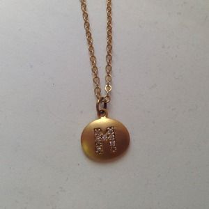 BaubleBar Jewelry - 'M' initial necklace! BaubleBar Jewelry - 'M' initial necklace!