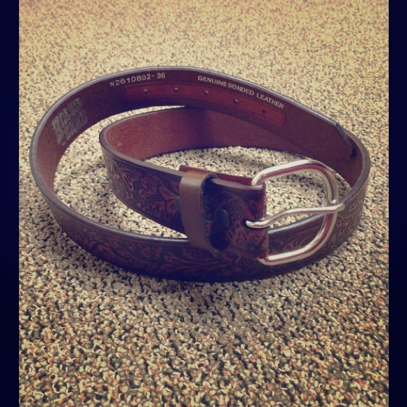 Hired Hand Brown Leather Belt