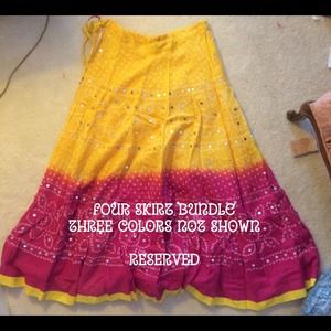 Four Skirt Bundle - RESERVED