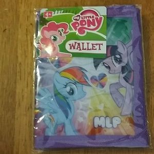New in pack my little pony wallet rainbow mlp bill