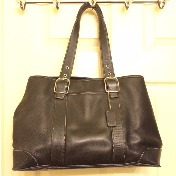 Coach Classic leather carryall/satchel