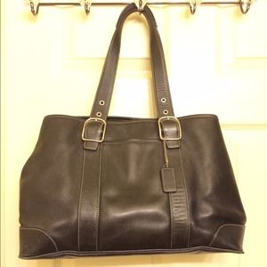 Coach Classic leather carryall/satchel