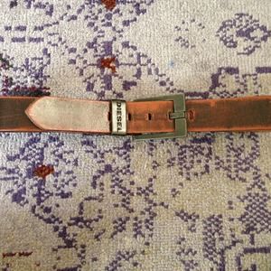 Brown leather diesel belt NWOT