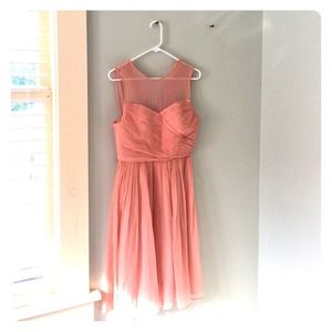 Pink jcrew dress, size 6