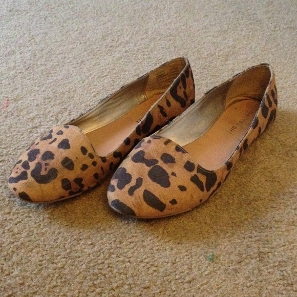 Leopard print flats.
