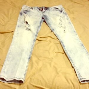 Bongo brand frayed skinny jeans