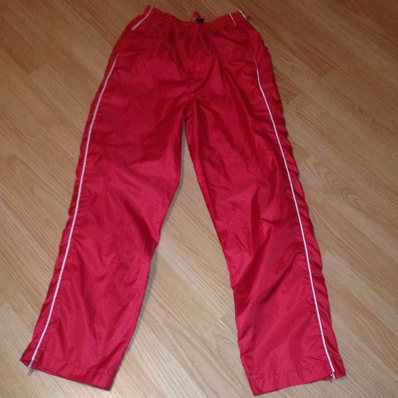 Red cheerleading pants!