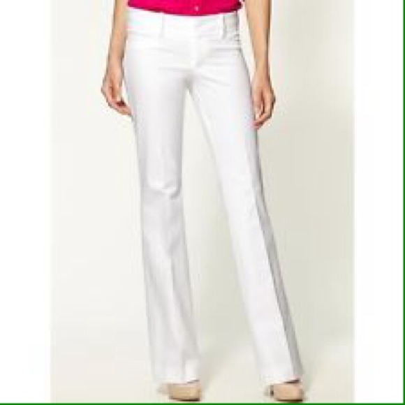 Lilly Pulitzer Pants - Lilly Pulitzer resort white jet set trouser pants