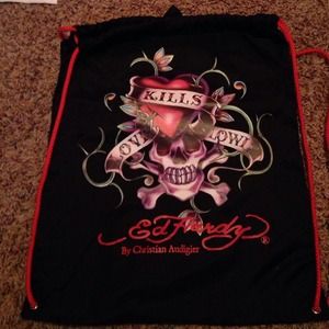 Ed Hardy Love Kills Slowly backpack