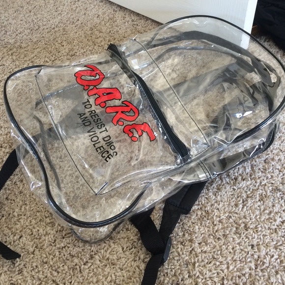 Clear PVC D.A.R.E. Backpack
