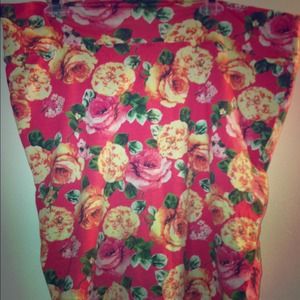 F21 floral body com skirt size 2x