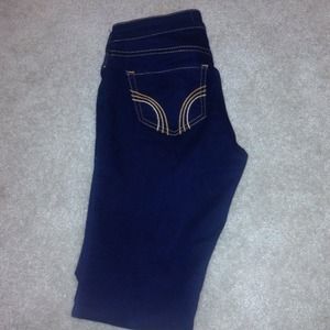 Super skinny holister jeans dark wash