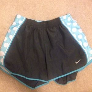 Nike dry-fit  polka dot running shorts