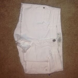 Abercrombie & fitch white shorts