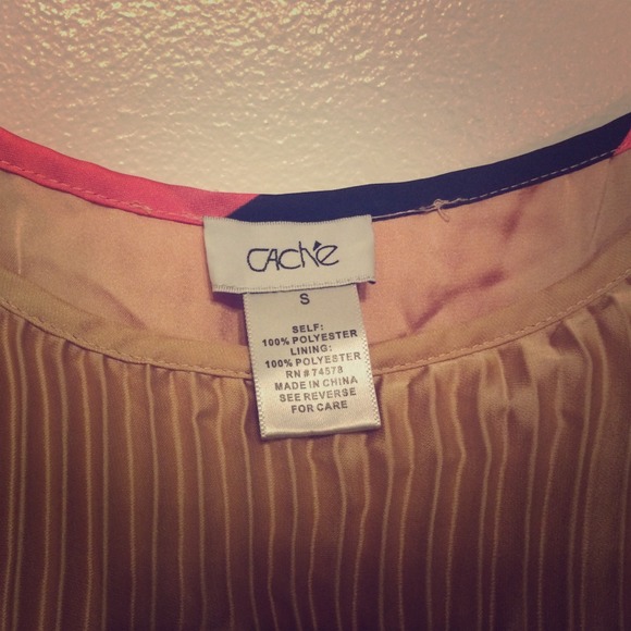 Calvin Klein silk pattern long dress. - Picture 1 of 4
