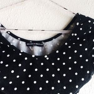 Brandy Melville Polka Dot Crop
