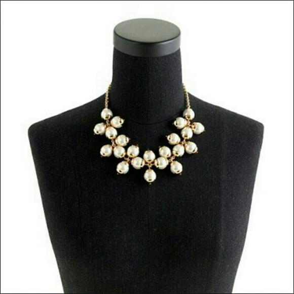 J. Crew floating pearl necklace