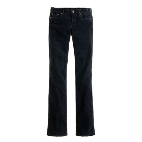 J.Crew Black Bootcut Cord