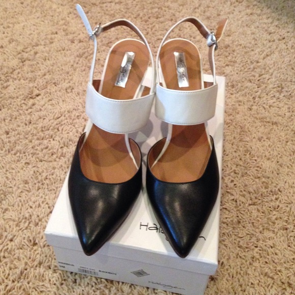 Black and white Halogen Heels from Nordstrom