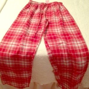 Pink pajama pants