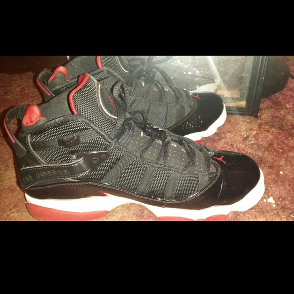 SOLD!!!Bred 6 rings men's 8 women's 10 FLASH SALE!