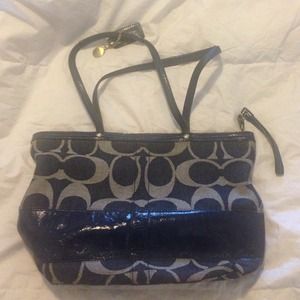 Denim Coach Purse 🚫ON HOLD🚫