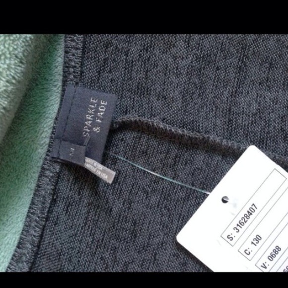 🚫 SOLD 🚫Gray sparkle and fade t tee dress - Picture 3 of 4