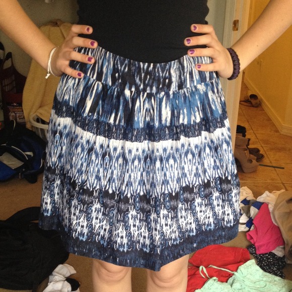 Multi Blue Skirt