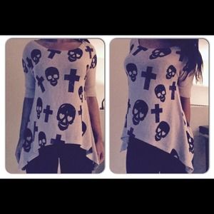 CROSS&SKULL Elbow length sweater