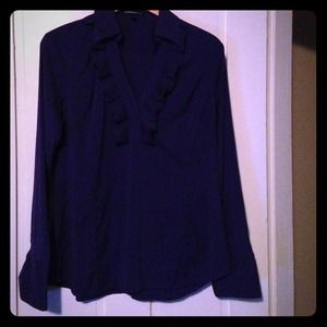 Express blue blouse